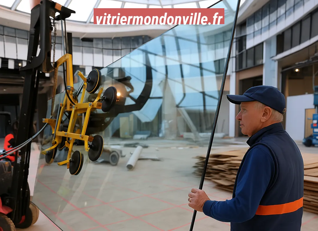 Remplacement de vitrine magasin Mondonville